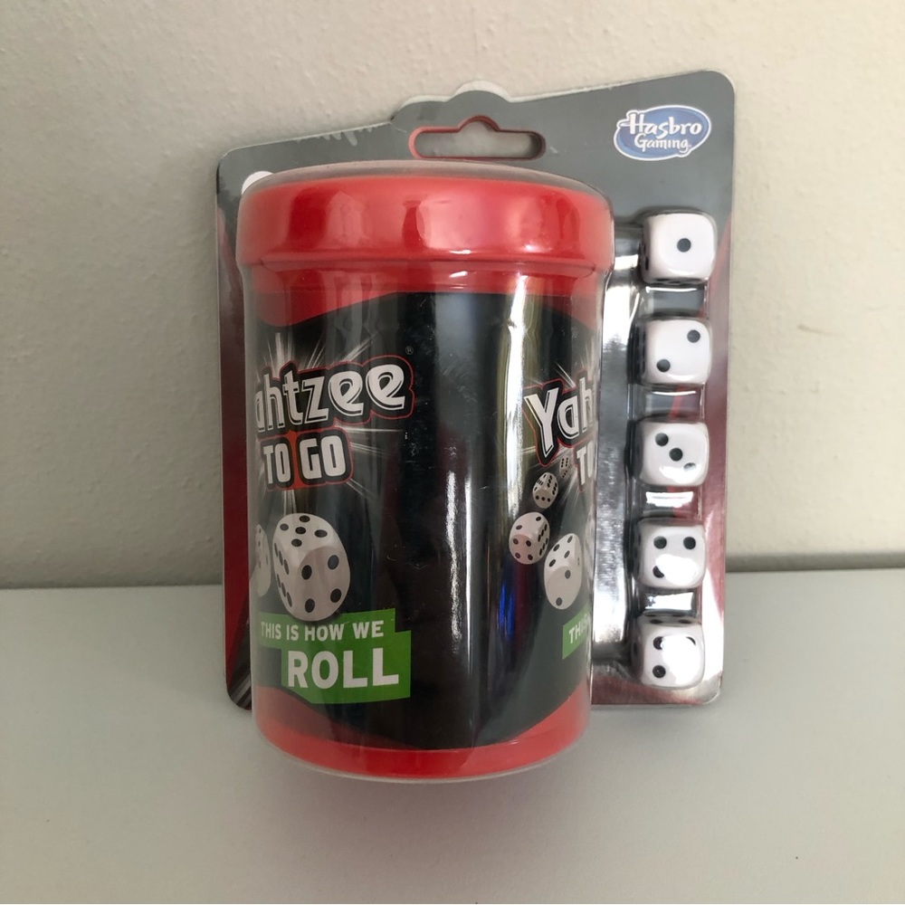 Yahtzee to Go Travel Version Hasbro Gaming 2014 Brand New Sealed 2+ Players NIB